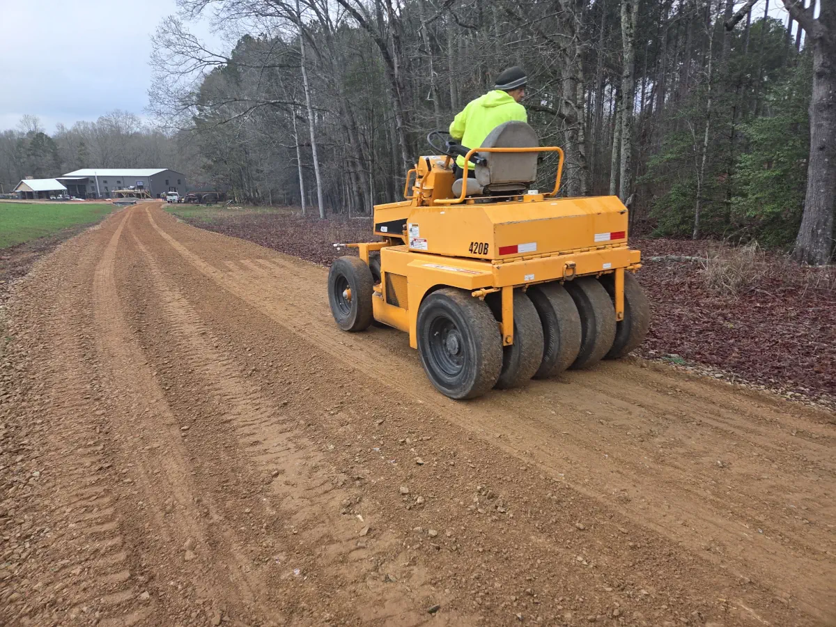 Asphalt Grading road grading